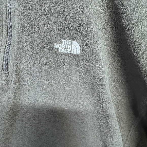 The North Face Green Quarter-Zip Pullover Fleece Mens XL - Picture 5 of 6